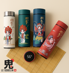 Thermos Intelligente 500 ml – Design Asiatique & Affichage Digital