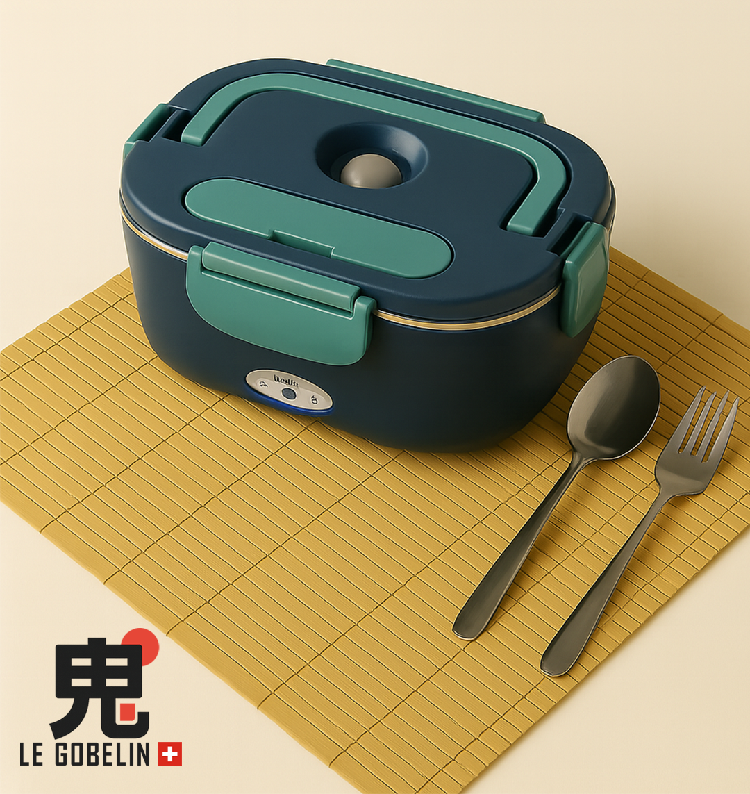 Boîte Repas Chauffante 3-en-1 | Mangez chaud partout, à tout moment