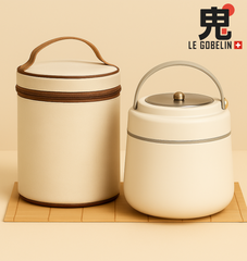 Nomade Élégant - Bento Isotherme Premium 1,2 L – Acier Inoxydable & Sac Thermique