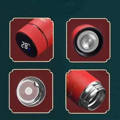 Thermos Intelligente 500 ml – Design Asiatique & Affichage Digital