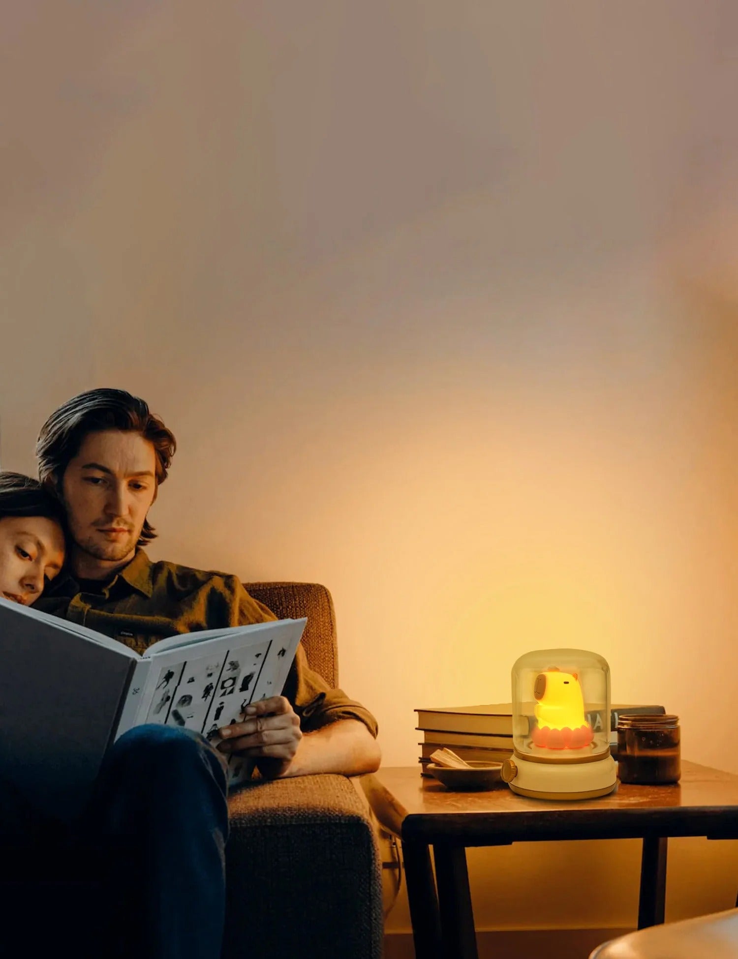 Chillbybara – Veilleuse Capybara LED Douce & Nomade