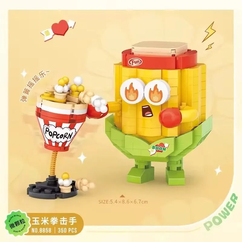 Mini Fruizik – Figurines Fruits Musicaux en Micro-Briques