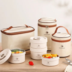 Bento Élégance – Boîte Repas Isotherme avec Sac de Transport