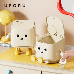 TrashyBuddy – Mini Poubelle de Bureau Mignonne & Pratique