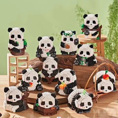 Panda Party - Mini Pandas à Construire en Micro-Briques