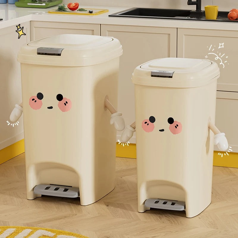 CuteStep – Poubelle à Pédale Mignonne pour Cuisine et Salle de Bain