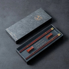 Kyoto Élégance – Coffret de Baguettes en Bois
