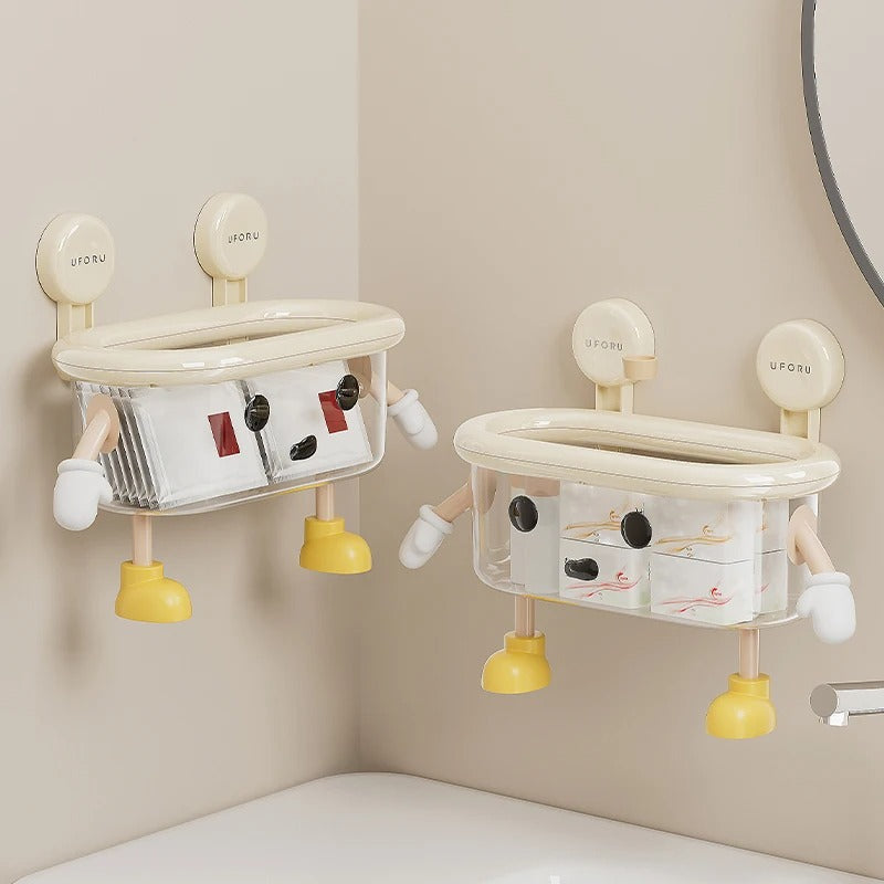 BuddyBox XL – Boîte de Rangement Mignonne pour Salle de Bain