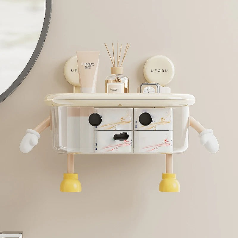 BuddyBox XL – Boîte de Rangement Mignonne pour Salle de Bain