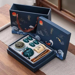 Coffret Tradition Zen – Service à Thé Japonais en Céramique