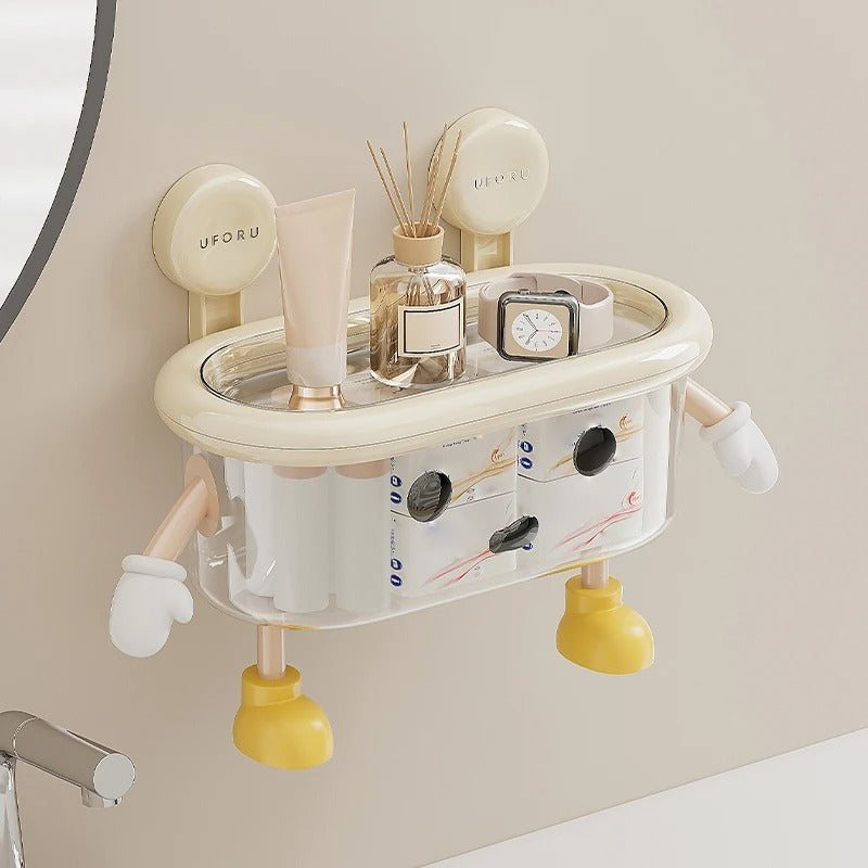 BuddyBox XL – Boîte de Rangement Mignonne pour Salle de Bain