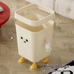 SweetBin – Poubelle Mignonne Sans Couvercle pour Salle de Bain