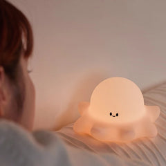 Octolume – Veilleuse Poulpe LED Mignonne & Tactile