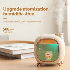 Mini Humidificateur Mignon avec Bonhomme et Vitre