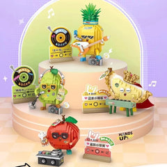 Mini Fruizik – Figurines Fruits Musicaux en Micro-Briques