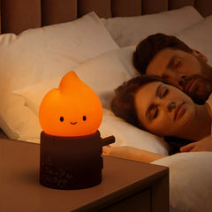 Flamiche – Veilleuse Flamme sur Bûche LED Poétique & Réconfortante
