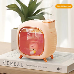 Mini Humidificateur Mignon avec Bonhomme et Vitre