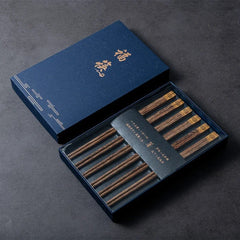 Kyoto Élégance – Coffret de 5 Baguettes en Bois