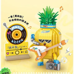 Mini Fruizik – Figurines Fruits Musicaux en Micro-Briques
