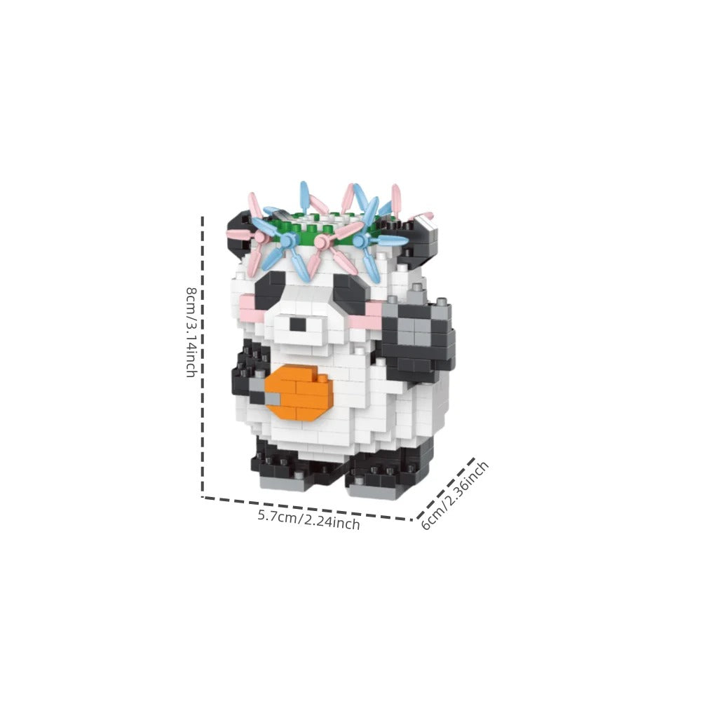 Panda Party - Mini Pandas à Construire en Micro-Briques
