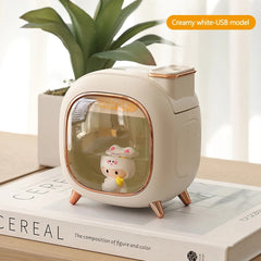 Mini Humidificateur Mignon avec Bonhomme et Vitre