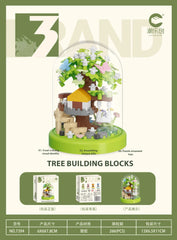 Cloche des Saisons – Micro-Monde à Construire en Mini Briques